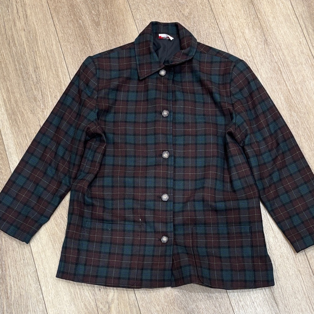 Plaid Women's blazer